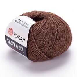 Silky Wool - 336 (коричневый)