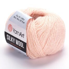 Silky Wool - 341 (персиковая нуга)